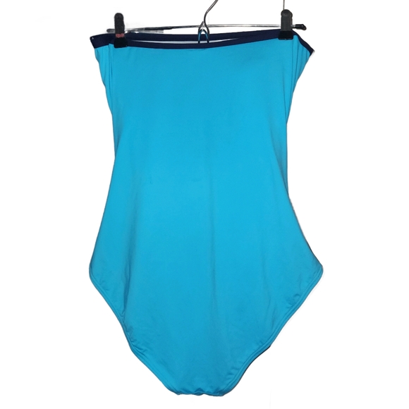 Tommy Bahama One Piece Ruched Bathing Suit Size 16 - Picture 3 of 7